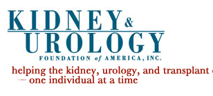Kidney & Urology Foundation of America logo