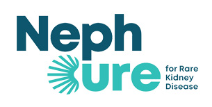 NephCure for Rare Kidney Disease logo. Click here to go to the website